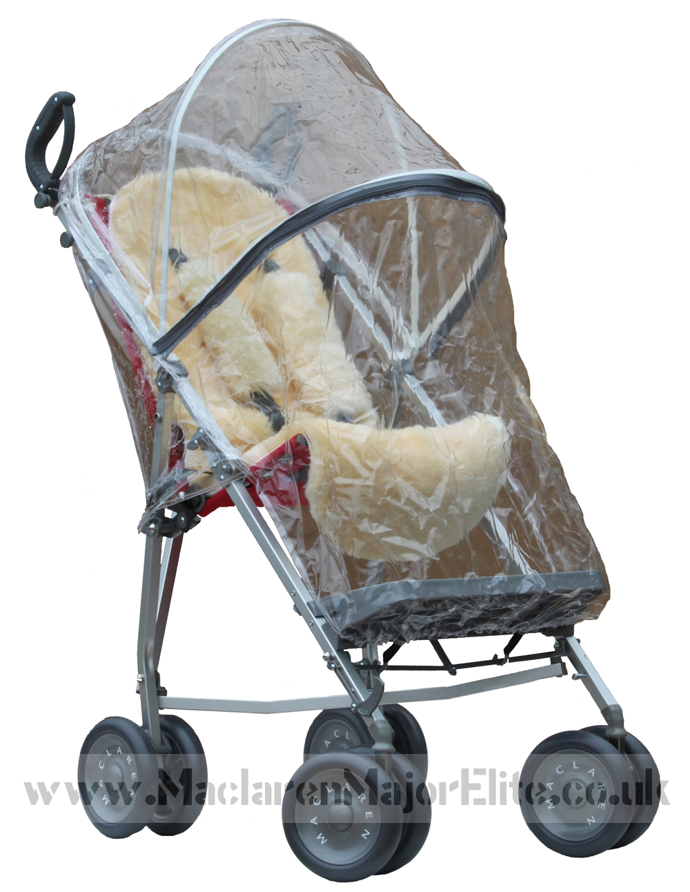 Major Elite Charcoal/Red (inc. footplate) + Storm Cover, Seat Liner & Footmuff